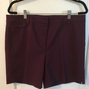 WHBM Wine Colored Shorts